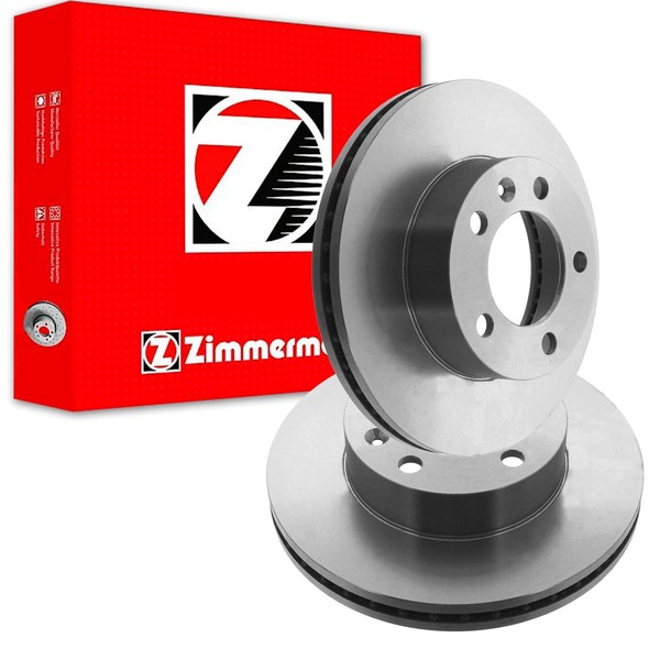 2X Zimmermann Bremsscheiben Vorne 302Mm InnenbelÜFtet Passend FÜR Nissan NV400-image