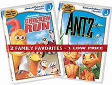 CHRIS WEITZ JOHN O'FARRELL KAREY KIRKPATRICK - Antz & Chicken Run (2 DVD) VG