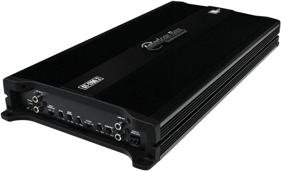 AMPLIFICADOR AMPLIFICADOR DE RANGO COMPLETO AMERICAN BASS GT-1700.2 1700W MAX 2 CANALES CLASE AB Foto 2 de 4