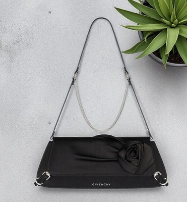 Authentic GIVENCHY Voyou Clutch Small Women s Bag Black