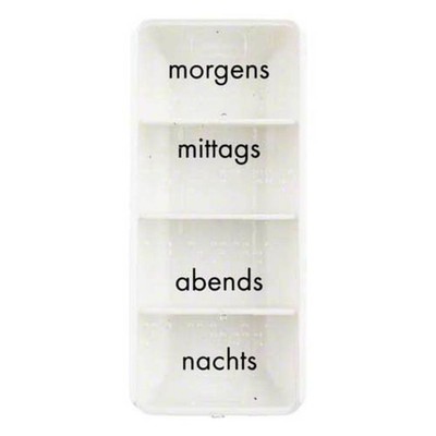 Tablettendose mo / mi / ab / na mit · 1 St · PZN 01085139 112283