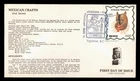 DR WHO 1982 MEXICO FDC CRAFTS ART CACHET $3 w27673