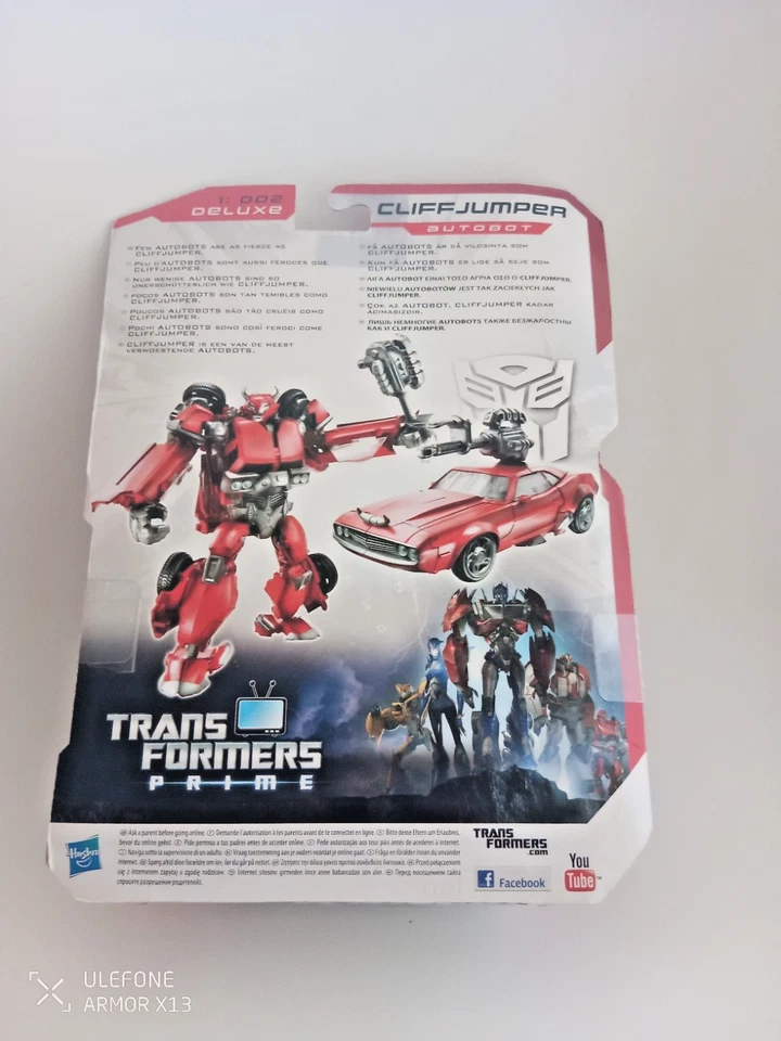 ★ TRÈS RARE ★ Figurine Transformers Prime Deluxe CLIFFJUMPER - Hasbro - 2-en-1 - Photo 2/4