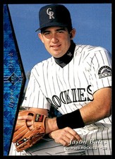 Jason Bates 1995 SP #47 Colorado Rockies MLB READ FREE SHIPPING AutographDen