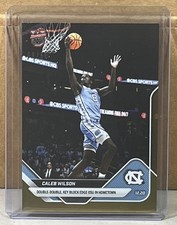 2025 26 BOWMAN U NOW #38 CALEB WILSON NORTH CAROLINA Gold Parallel 8/50 JSY #