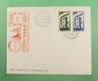 DR WHO 1956 ITALY SAILBOAT SHIP RACE? SPECIAL CANCEL METERED FDC EUROPA R34979