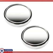 Universal 2 Round Hd Glass Convex Blind Spot Mirrors 2pcs 360 Adjustable Wid