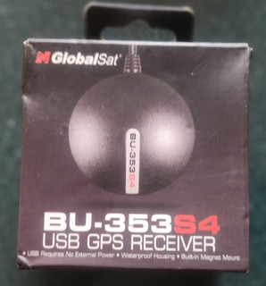 GlobalSat BU 353 S4 USB GPS Receiver (Black)