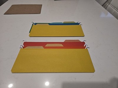 Find It Mini Hanging File Folders- 6 PK Assorted