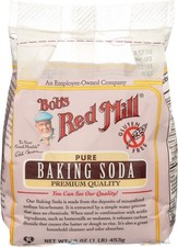 Bob's Red Mill Pure Baking Soda 16 Ounce (1LB) Premium Quality Gluten Free Vegan