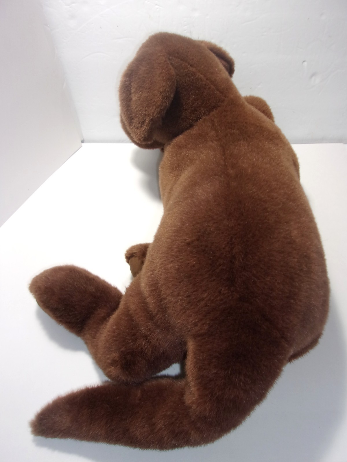Douglas Cuddle Toy 34" Large Realistic Brown Labrador Plush Dog Toy, Made in USA