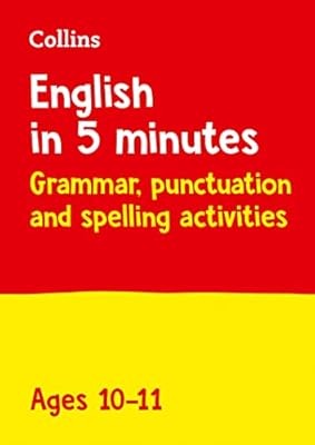 English in 5 Minutes a Day Age 10-11: Ideal for use at home, Collins KS2, Used; 