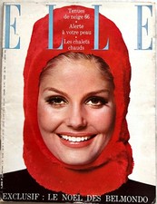 ELLE Magazine n° 1047 du 13 Janvier 1966  ancienne revue de mode Tenues Neige 66