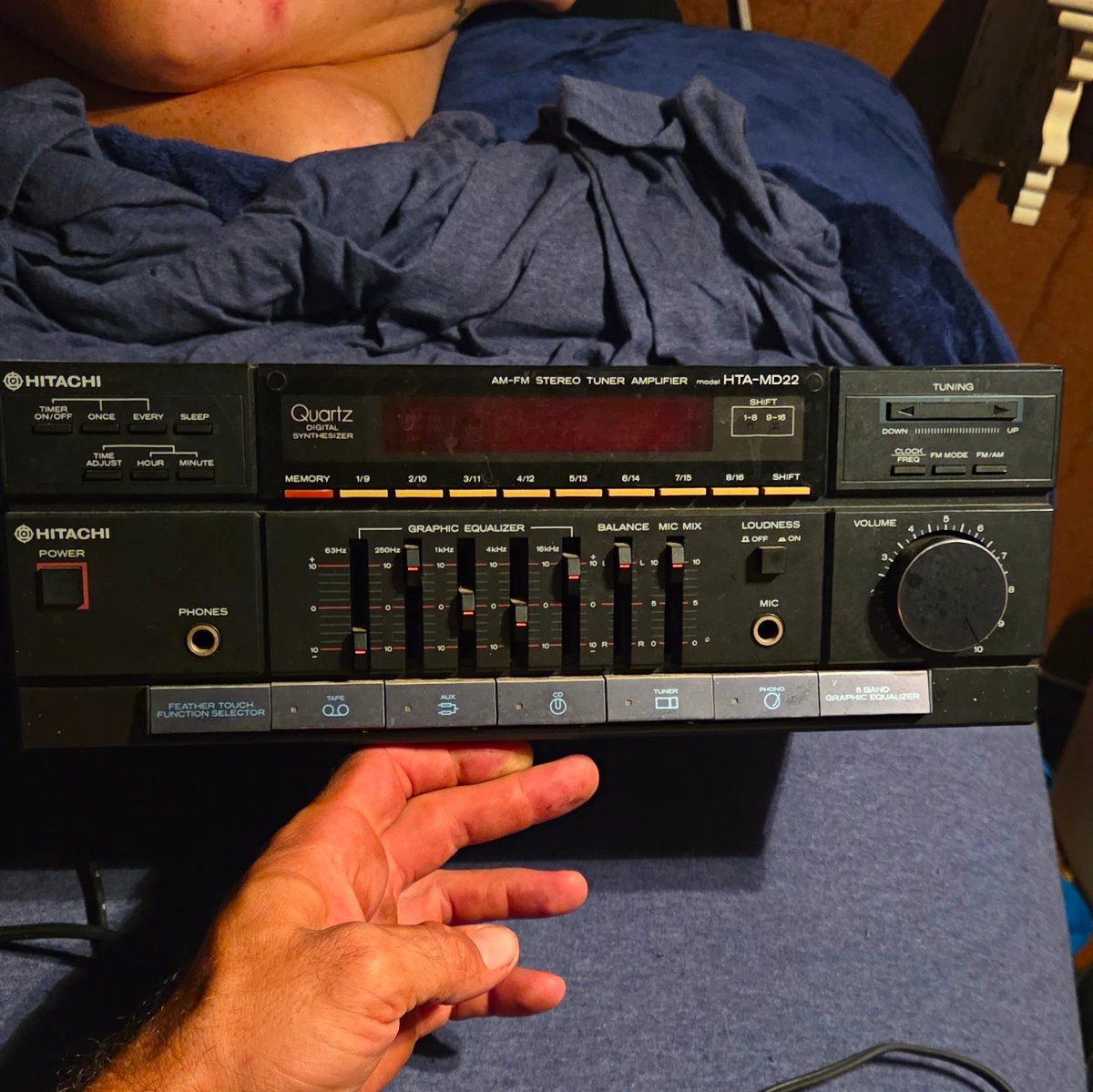Hitachi Amplifier In Vintage Stereo Receivers for sale - eBay