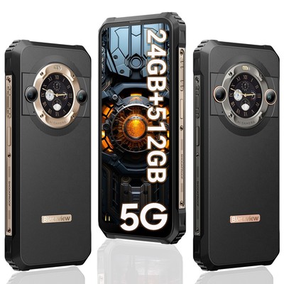 Blackview BL9000 5G Outdoor Smartphone 24GB+512GB 6,78'' 120Hz Handy NFC 50MP