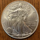 2014 AMERICAN SILVER EAGLE DOLLAR COIN 1 OZ. 999 PURE FINE SILVER