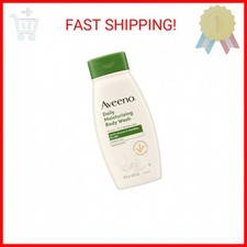 Aveeno Daily Moisturizing Body Wash for Dry  Sensitive Skin  Prebiotic Oat, Bo