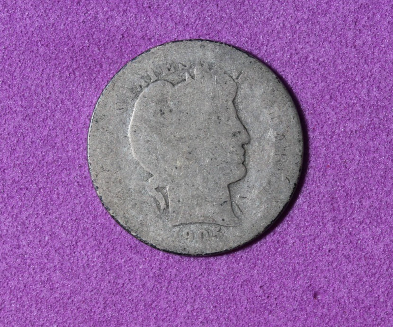 1905-Barber Silver Dime #P34862