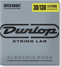 SUPER BRIGHT STAINLESS STEEL BASS STRINGS 30-130  6-STRING
