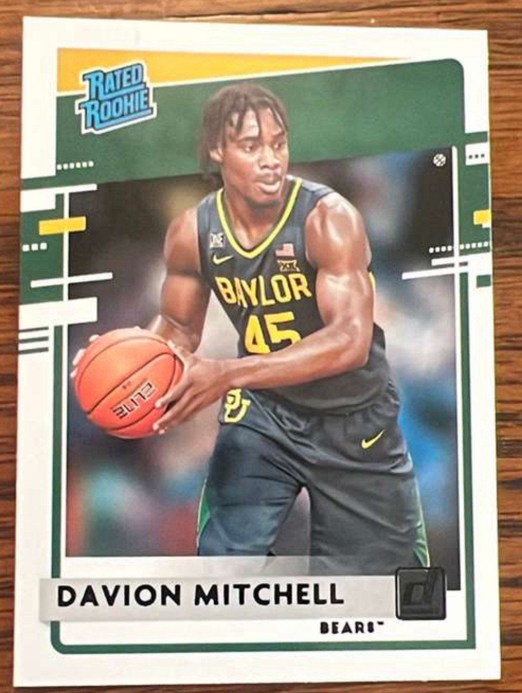 2021-22 Panini Chronicles Draft Picks Donruss Rated Rookies Davion Mitchell #35