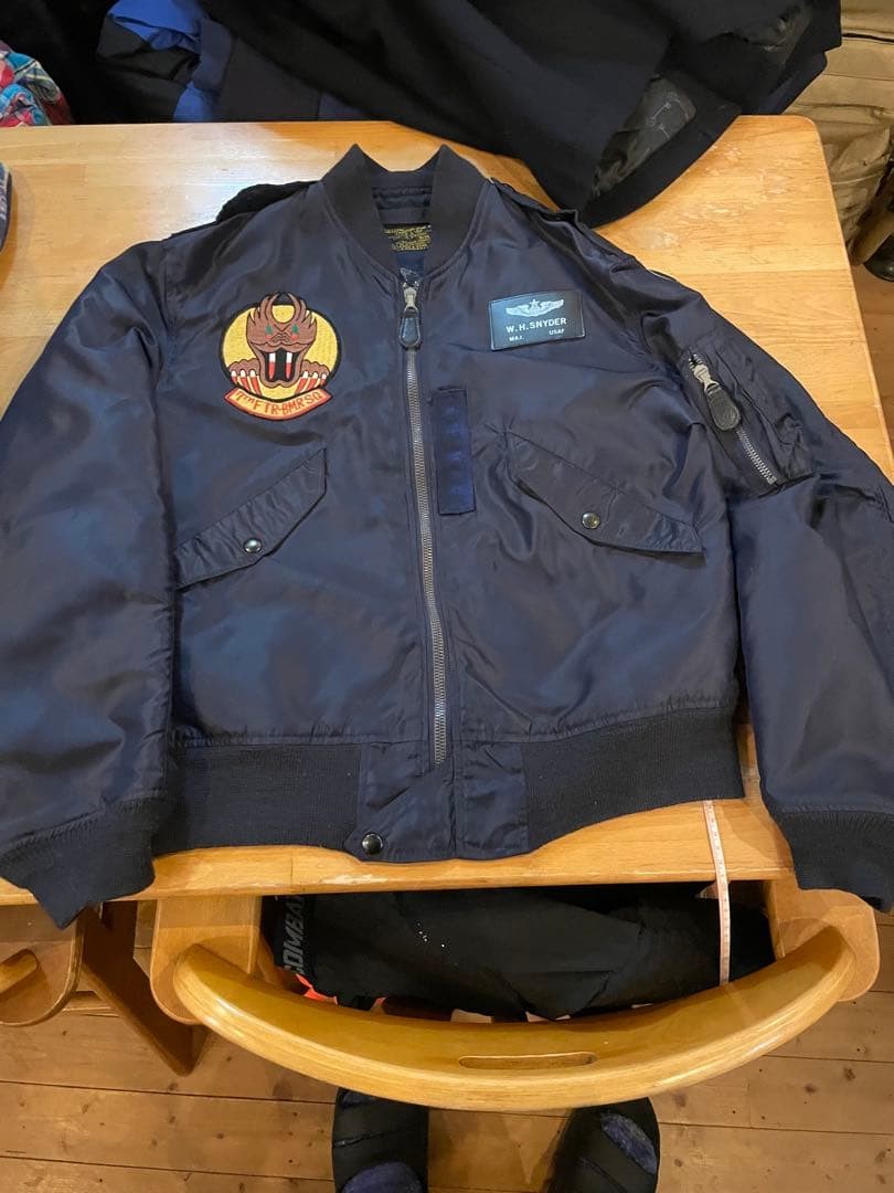 Buzz Rickson's Navy L-2A Flight Jacket Patch Used… - image 1