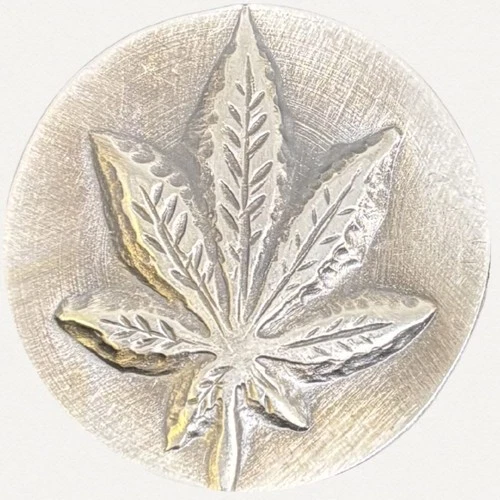 2025 Hayleybug 1/2 oz ThinMint Pot Leaf .999 silver Round