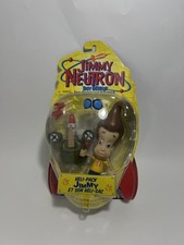 2001 Nickelodeon Jimmy Neutron Boy Genius Heli-Pack Jimmy Figure NOS