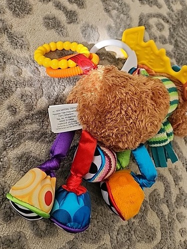 Lamaze Mortimer Moose Activity Toy Plush Baby Teether Rattle Crinkle ...