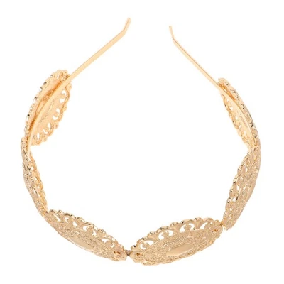 Bijoux De Tête Pour Femmes Couronne Cheveux Vintage Bandeau Carnaval - Photo 1/4