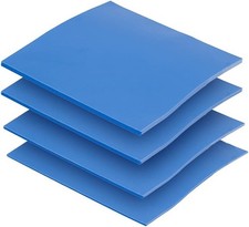 4 Pack Thermal Pad,100X100Mm 0.5Mm 1Mm 1.5Mm 2Mm Highly Efficient Thermal Conduc