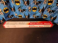 Titan TMS20BK Folding Wire Music Stand Black