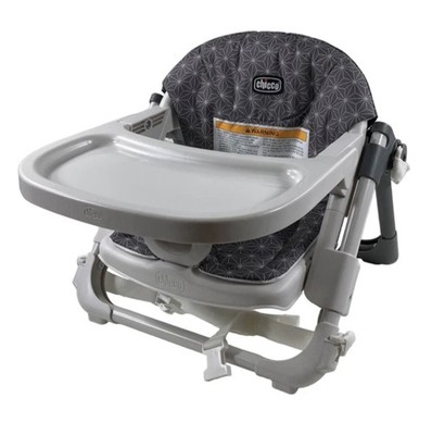 CHICCO Take-A-Seat 3-in-1 Travel Seat 1-Chair Booster in GREY STAR