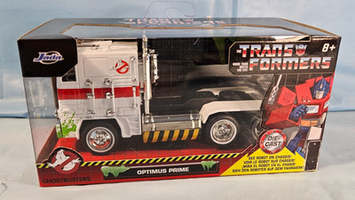 Jada Transformers Ghostbusters Optimus Prime Diecast New