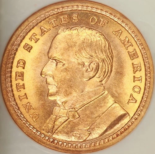 1903 Louisiana Purchase, McKinley Commem Gold $1 NGC MS65