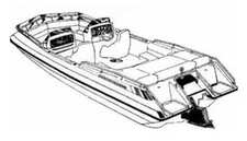 Boater Sports B10206-GR; 18FT Aluminum Bass Boat Cover