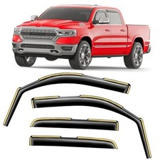 in-Channel Window Rain Guards 2019-2026 Dodge Ram 1500 Crew Cab New Body Style