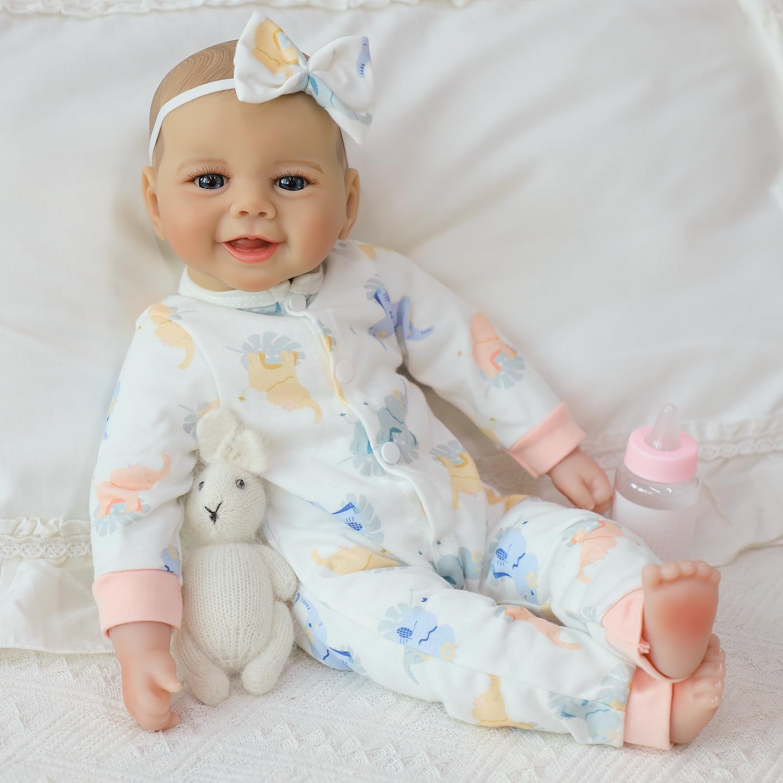 18-Inch Realistic Soft Body Baby Doll with Accessories for Kids 3+ Gifts