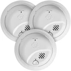 First Alert - BRK SMI100-AC 9120B, Hardwire Smoke Alarm with Battery Backup 3Pcs