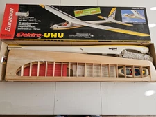 Vintage Elektro-UHU by Graupner  67" W/S Electric R/C Model Airplane Kit-New!