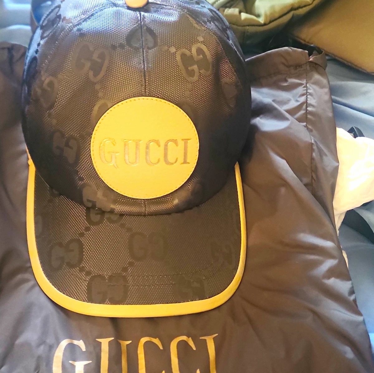GUCCI レースキャップ　ブラック　Mサイズ Gucci Size M Black Hats for Men for sale | eBay