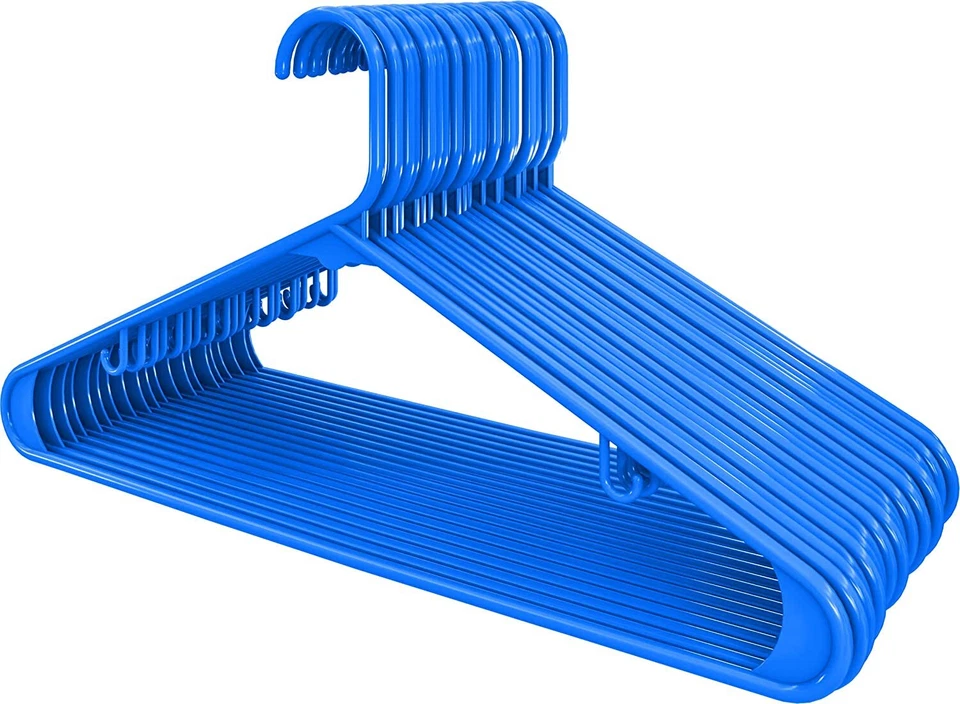 Cabides de plástico duráveis finos elegantes novos em pacote com 30 e 150 Utopia Home - Imagem 3 de 4