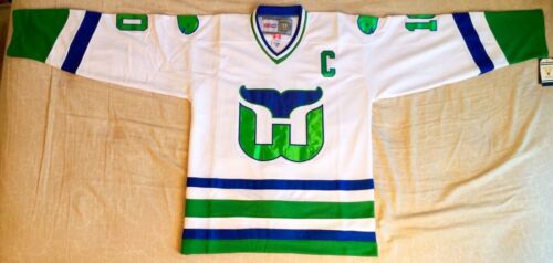1986 Ron Francis Hartford Whalers Home White Jersey Size Men's Medium