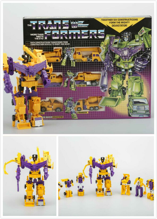 Transformers G1 Reissue Devastator Yellow Decepticons Robot Toy Christmas Sale Tania okazja, dobra cena?