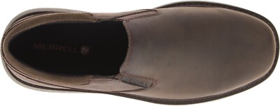 Merrell World Vue Moc Slip-Ons Mens Size 8 Nubuck Leather  display picture 3