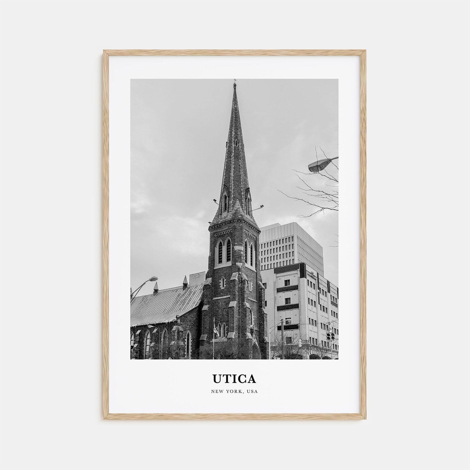 Utica Wall Art Utica Wall Decor Utica Poster Utica Home Decor Utica Travel Gift