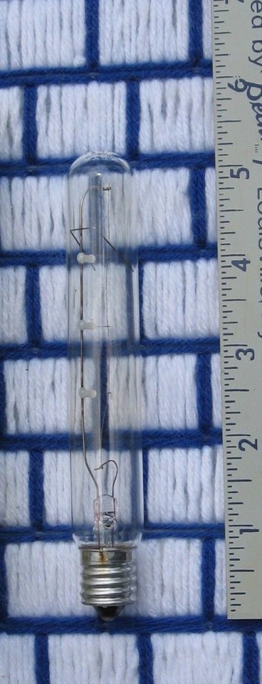 USA new GE 120v CLEAR 25w showcase E17 intermediate Light Bulb 25T6.5 ships@ 7¢* - Image 2 of 4