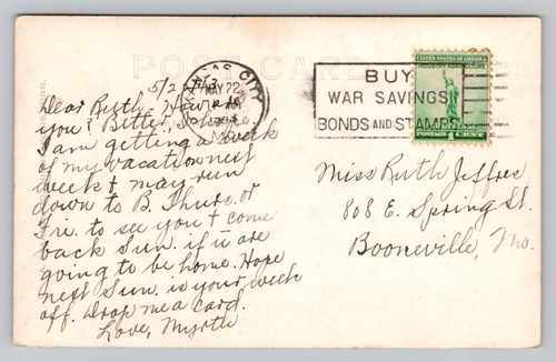 RPPC Nisswa Lake Brainerd Minnesota c1943 Vintage Real Photo Postcard - Picture 2 of 4