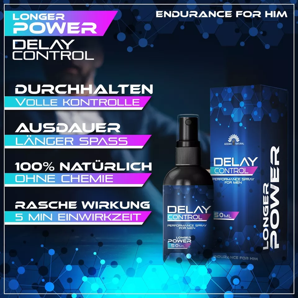 ADEMA NATURAL® Verzögerungsspray für aktiven Mann Extra lange durchhalten SEX - Bild 4 von 4