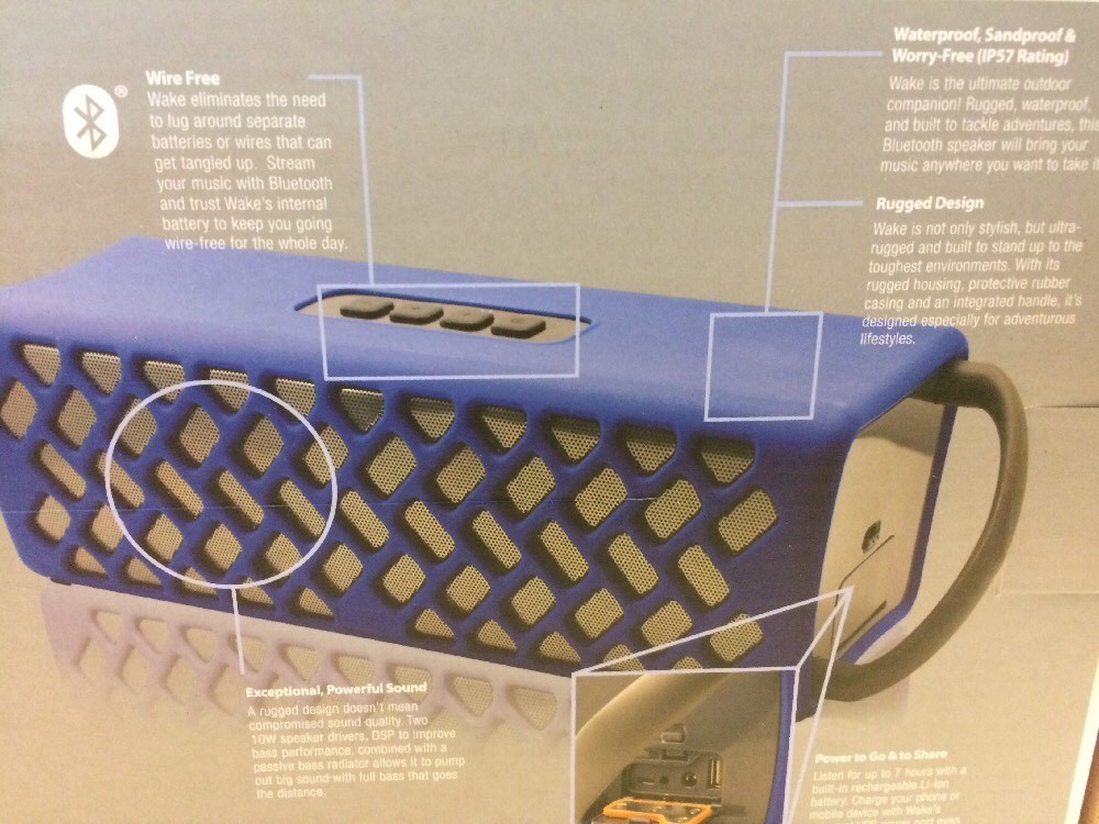 nuu wake waterproof bluetooth speaker