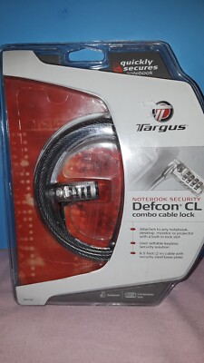 NEW Targus DEFCON Cable lock CL Laptop Notebook Computer Security Combination 